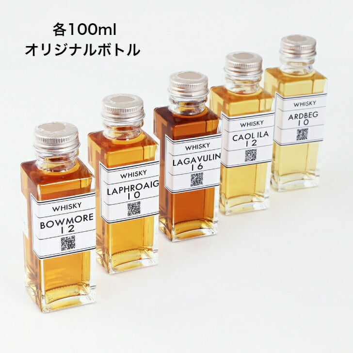 アイラモルト 5種 飲み比べ 各100ml ウイスキー 飲み比べ セット